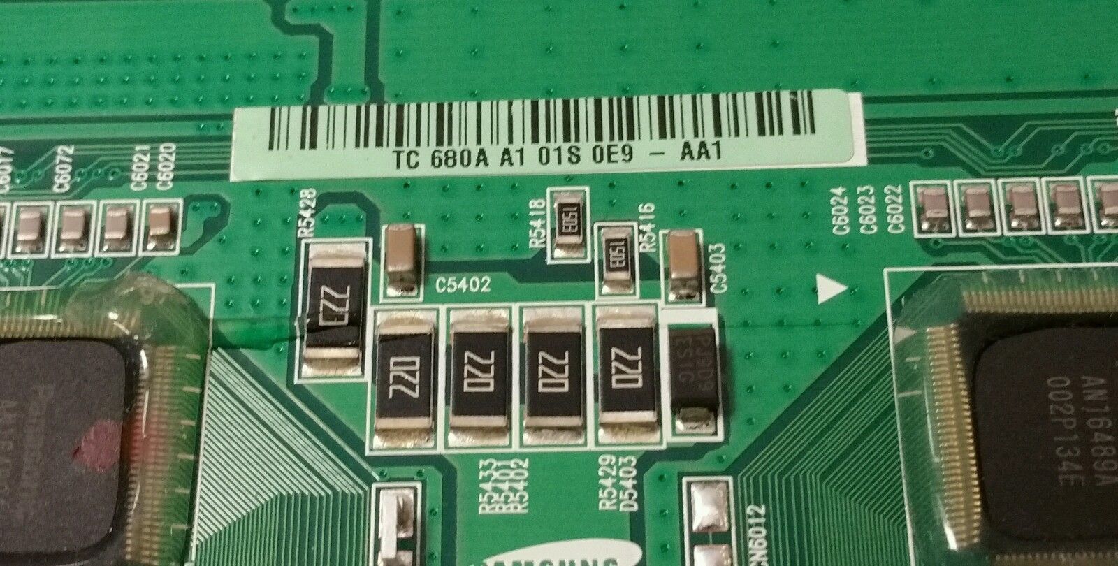 SAMSUNG PN50C680G5FXZA PUFFERBOARD BN96-12412A LJ92-01680A LJ41-06755A